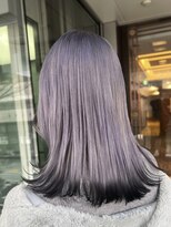 ラモードイワイインターナショナル(La Mode IWAI international)&nbsp;エンドカラーのラベンダーミディ