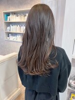 キャアリー(Caary) 福山人気20代30代ショコラブラウン艶髪ロングヘアゆるふわ巻き