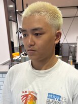 ラパンセブランメンズ 蟹江(LA PENSEE BRUN MEN'S)&nbsp;金髪ボウズ