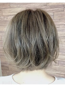 ヘアホームエイト(Hair Home No,8) ゆるふわミニボブ