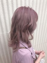 ムードコア 関内店(mu;d Coa) 透け感ピンクヘア