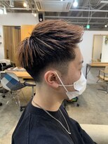 【MITSU】フェードカット×アップバング