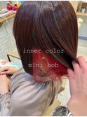＊inner color × mini bob＊