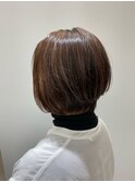30代40代50代★小顔見せ♪前下がりナチュラルボブ