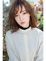 ラフィスヘアーブリス 川越店(La fith hair bliss)&nbsp;【La fith】 切りっぱなしガーリーミディ