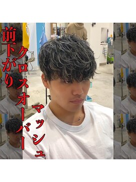 レジット メンズ ヘアサロン(LEGIT MEN's HAIR SALON) 前下がりクロスオーバーマッシュ