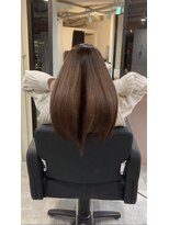 ラフ 難波店(LAFF)&nbsp;#黒髪#ボブルフ#ネビージュ#小顔#ワンレン