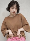〈iri〉ショート/ウェーブ/アッシュブラウン