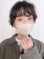 アイティーバイアルバム 下北沢店(IT by ALBUM)&nbsp;ショートパーマ_チェリーブラウン_ba361751