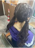 ヘアセット/ヘアメイク/巻きおろし/逆毛/卒業式[新宿/新宿駅]