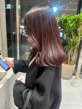 ガリカ 横浜(Gallica) 【minami】顔まわりレイヤー/大人フェミニンロング/内巻きロング