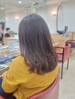 e.m.a プレミアムビューティーサロン 栄駅店(e.m.a PREMIUM BEAUTY SALON)&nbsp;柔らかショコラブラウン×レイヤーセミロング