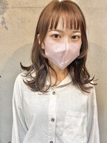 ブルーメ(Blume...) 顔周りレイヤーを入れてセミロングの柔らかスタイル!