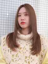 アンアミ シブヤ(Un ami shibuya)&nbsp;内巻きレイヤー/マロンベージュ