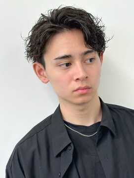 ロンドガルマン 名古屋(Lond GULLMAN) 【Lond GULLMAN江村】かきあげハーフバック/メンズパーマ