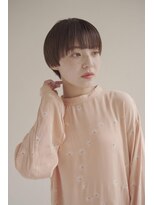 ムク 甲府(muku.)&nbsp;ミディアムヘア/斜めバング/グレージュカラー/甲府駅