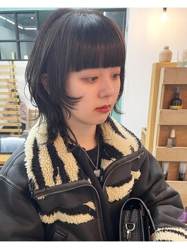 キューズ クラブ(cuz KLUB) 【cuzKLUB】ワイドバングウルフ【池袋】