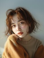 メルバ(Melva)&nbsp;黒髪/ボブルフ/ネビージュ/小顔/ワンレン/水戸/髪質改善/前髪