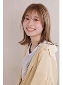外ハネボブミルクティーベージュ