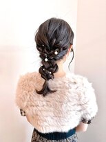 Say.ヘアセットロングミディアムお呼ばれヘア結婚式表参道青山