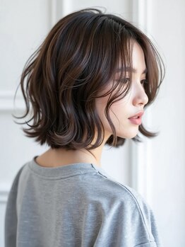 トランクス 札幌店(TORANK'S)の写真/【頭皮と髪に優しい白髪染め】オーガニックカラー＋アロマスパ¥7800。トレンド感ある艶やかな仕上がりに♪