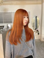 ダイアモンドリリーキートス(Diamond Lily kiitos)&nbsp;レイヤーカット　オレンジ