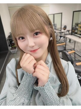 ポプルス(popls) ミルクティーベージュ/20代/髪質改善/ヘアセット/ウルフカット