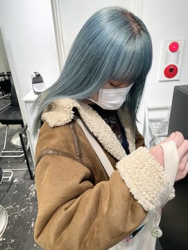 ココ 原宿(KOKO) 10代/20代/くびれヘア/ハイライトカラー/ミディアムストレート