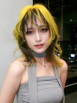 アルバム 銀座(ALBUM GINZA) 似合わせカットウェーブミディアムマロンベージュ_ba538391