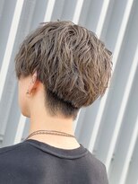 エルマーク 神戸三宮(L-MARK)&nbsp;ダブルカラースパイラルパーマツイストパーマフェード短髪