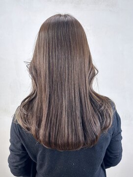 アルバム 銀座(ALBUM GINZA) ロング顔周りレイヤーくびれヘア美髪韓国ヘア_ba503671