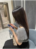 【美髪縮毛矯正で再現性100%】艶髪ロングストレートで髪に色気を
