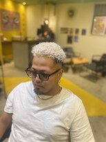 ヘアサロンルート(HAIR SALON ROUTE) ぶち抜きホワイトパーマ