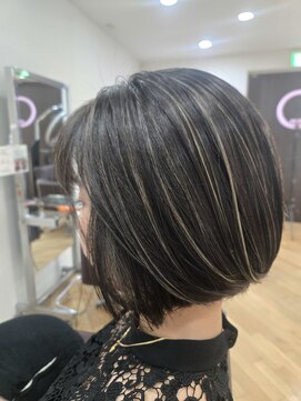 松本平太郎美容室 立川店 【立川 ハイライト ショートボブ 30代40代50代60代◎】