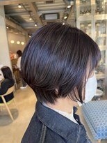 オーガニック リブ 川越(organic+live)&nbsp;大人可愛い大人美人ふんわりカール小顔カットショコラアッシュ