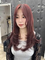 ココ 原宿(KOKO)&nbsp;M黒髪小顔ヘアオリーブグレー艶髪クラゲヘアーココアベージュ