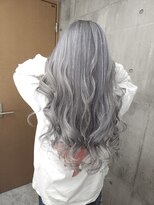 ヘアメイク フォックス 錦店(hair make FOX)&nbsp;エクステ/シルバーアッシュ/ロング