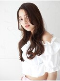 【loe】マロンブラウン×ゆるふわロング