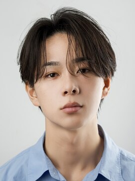 オーシャントーキョーオーバー 渋谷(OCEAN TOKYO OVER) フェザーパーマニュアンスパーマセンターパートショート