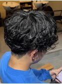 刈り上げマッシュ×シャドウパーマ