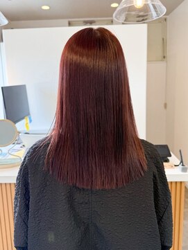 クララジャパン ナベシマ(CLALA JAPAN Nabeshima) 縮毛矯正　質感ストレート　髪質改善カラー　顔まわり　ブリーチ