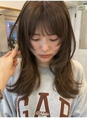 レイヤーカット/ベージュ/似合わせカット