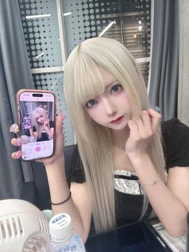 インク 渋谷(INK.) ミルクティーブロンドニュアンスウルフワンホンレイヤー渋谷