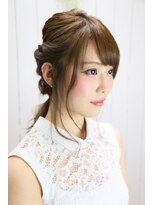結婚式＆二次会　ハーフアップ小顔ヘアーアレンジ☆