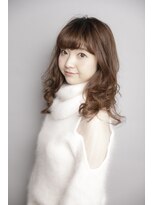 ルルディ バイ アフロディーテ銀座(luludi by APHRODITE) グレージュカラー/シルキーベージュ/斜めバング/銀座/髪質改善