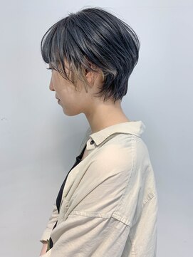 テトヘアー(teto hair) short(ソフトウルフ、インナーカラー、前髪ハイライト)