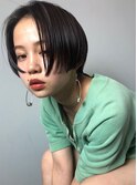 ★NUUK★センターパートのハンサムショート