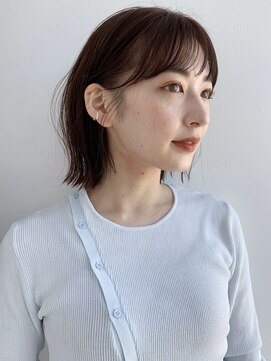 ガーデントウキョウ(GARDEN Tokyo) 【GARDEN武田美奈】ナチュラルシースルーバング×ラベンダーボブ