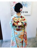 ナナイロ&nbsp;成人式お着付け　ヘアセット