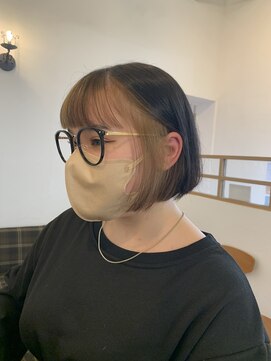 ヘアー ミュゼ 大西店(HAIR Musee) インナーカラーボブ